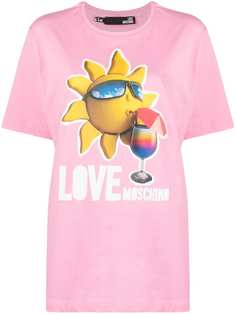 Love Moschino футболка с логотипом