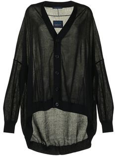 Yohji Yamamoto кардиган тонкой вязки