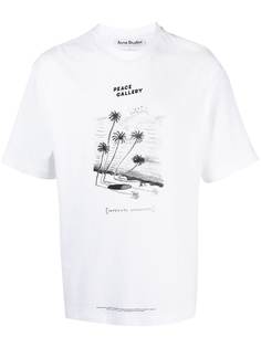 Acne Studios футболка с принтом Peace Gallery
