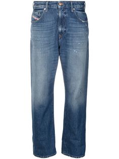Diesel укороченные джинсы широкого кроя