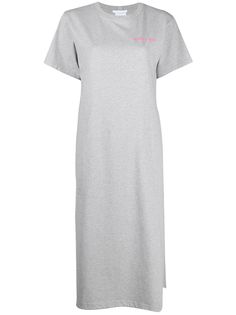 Helmut Lang платье-футболка с логотипом