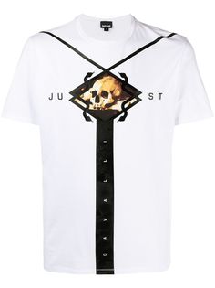 Just Cavalli футболка с короткими рукавами и графичным принтом