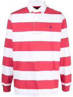 Polo Ralph Lauren полосатая рубашка поло с логотипом