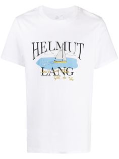 Helmut Lang футболка с логотипом