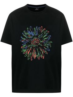 PS Paul Smith футболка Flower из органического хлопка