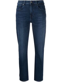 7 For All Mankind узкие джинсы средней посадки