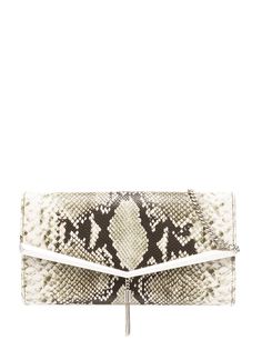 Jimmy Choo клатч Elish с тиснением под кожу змеи