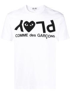 Comme Des Garçons Play футболка с логотипом