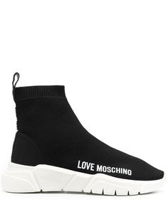 Love Moschino кеды-слипоны с логотипом