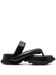 Jil Sander дутые сандалии на платформе