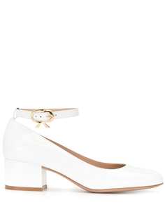 Gianvito Rossi туфли на блочном каблуке с пряжкой