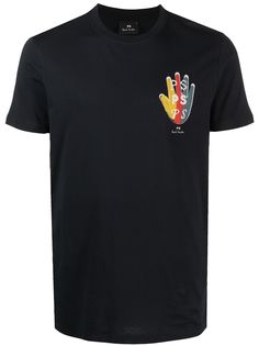 Paul Smith футболка с нашивкой-логотипом