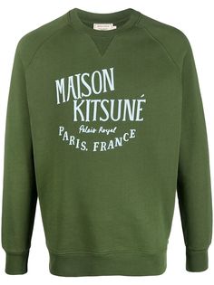 Maison Kitsuné толстовка с графичным принтом