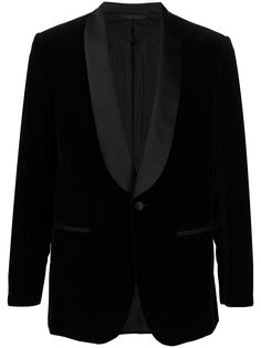 Brioni бархатный однобортный пиджак
