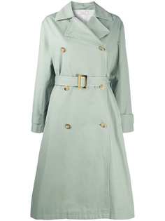 Nina Ricci двубортное пальто с поясом