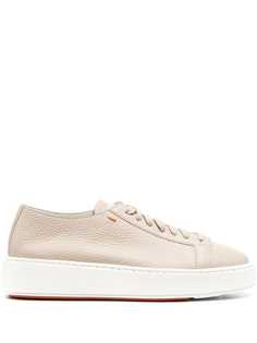 Santoni кроссовки на шнуровке
