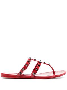 Valentino Garavani сандалии Rockstud с Т-образным ремешком