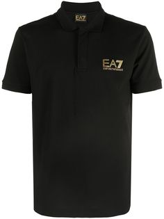 Ea7 Emporio Armani рубашка поло Gold Label с логотипом