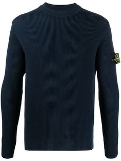 Stone Island джемпер с нашивкой-логотипом
