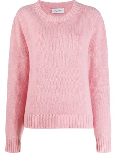 LANVIN кашемировый джемпер с длинными рукавами