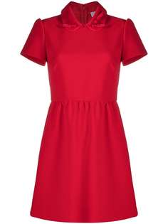 RED Valentino платье мини с воротником Питер Пэн