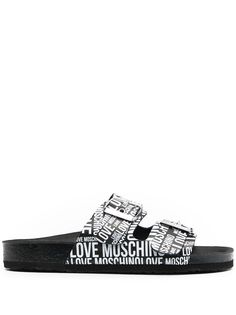Love Moschino шлепанцы с логотипом