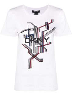 DKNY футболка с логотипом