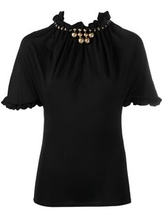 Paco Rabanne декорированный топ
