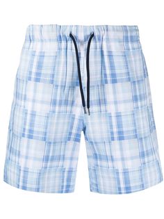 PS Paul Smith клетчатые шорты с кулиской