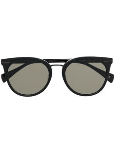 Yohji Yamamoto солнцезащитные очки в оправе кошачий глаз