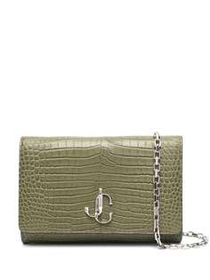 Jimmy Choo клатч Varenne с тиснением под кожу крокодила