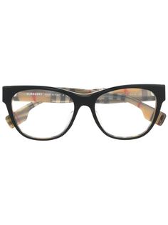 Burberry Eyewear очки в клетчатой квадратной оправе