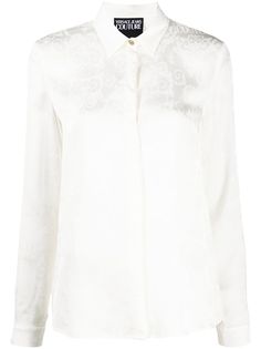 Versace Jeans Couture рубашка с принтом Baroque и логотипом
