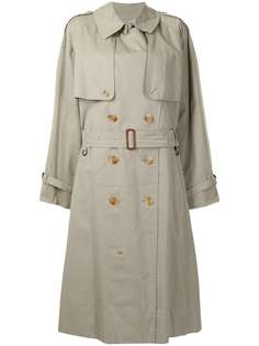 Burberry Pre-Owned тренч оверсайз длины миди