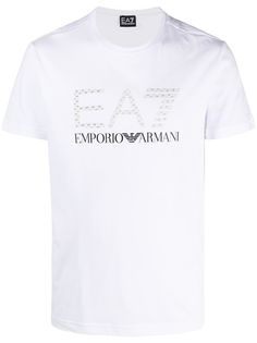 Ea7 Emporio Armani футболка с логотипом