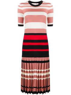 Marni трикотажное платье в полоску