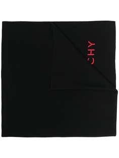 Givenchy шарф с вышитым логотипом