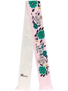 Marni платок с цветочным принтом