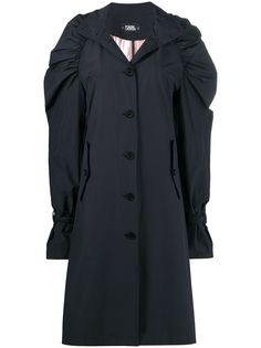 Karl Lagerfeld пальто длины миди с пышными рукавами