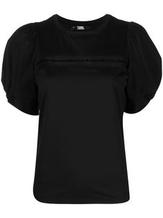 Karl Lagerfeld футболка с пышными рукавами