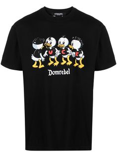 DOMREBEL футболка с принтом