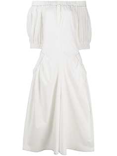 Rejina Pyo расклешенное платье с открытыми плечами