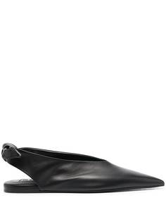 Jil Sander балетки с бантом
