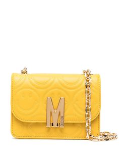 Moschino стеганая сумка на плечо