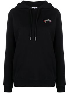 Off-White худи с цветочной вышивкой и логотипом Arrows