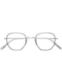 Oliver Peoples солнцезащитные очки в шестиугольной оправе