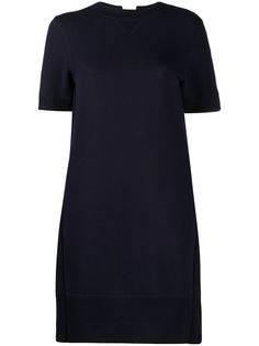 Sacai платье с плиссированными вставками