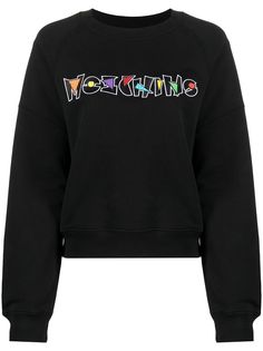 Moschino толстовка с круглым вырезом и логотипом