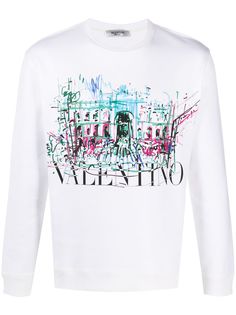 Valentino толстовка с логотипом