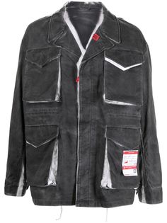 Maison Mihara Yasuhiro джинсовая куртка с принтом тай-дай